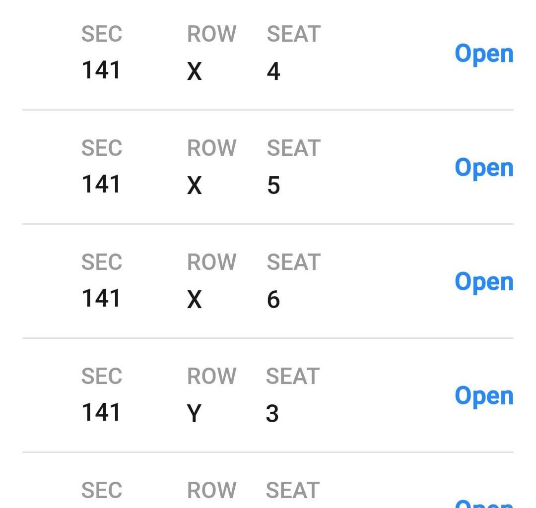 I've got 8 tickets in 141 for today's game to sell. $10 per ticket and I'll forward them to you