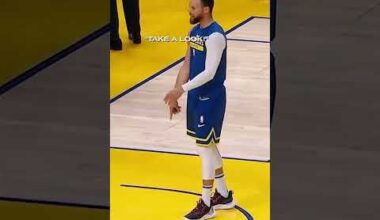Only Steph Curry could notice it 😳