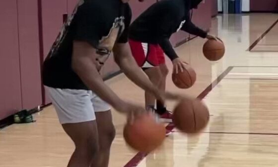 Scoot and Steph working on handles. Can’t wait for tonight.