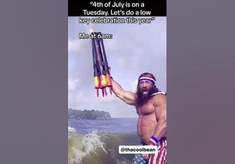 4th of July Liver King meme