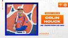 "With the 32nd pick in the #MLBDraft, we’ve selected shortstop Colin Houck from Parkview High School (GA)." The panel said they did not expect him to be available by 32. And said it was a great pick.