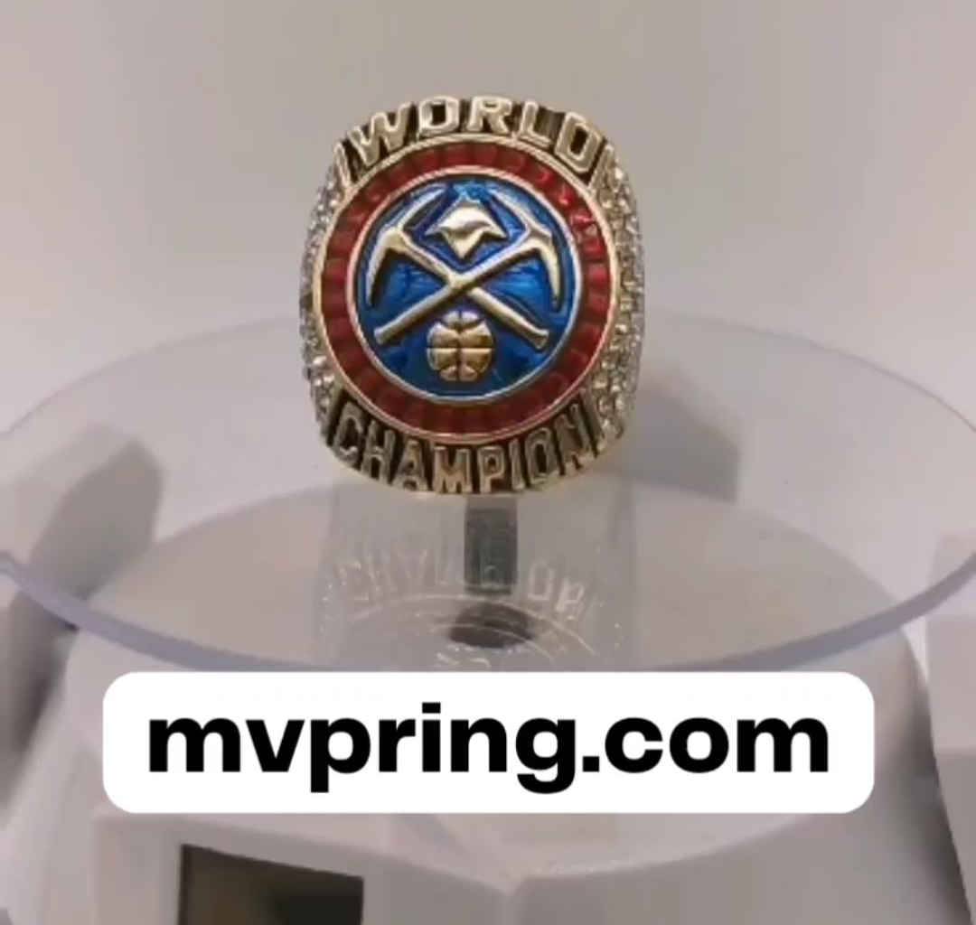 We designed Nuggets championship ring. How do you like it? Also available for purchasing!