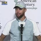 [95.7 The Game] “I’m still coming down from the adrenaline rush. That was nuts.” Steph Curry leads the @ACChampionship heading into the final day tomorrow ⛳️
