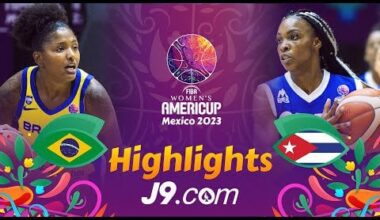 Brazil 🇧🇷 v Cuba 🇨🇺 | Group Phase | J9 Highlights | #FIBAAmeriCupW