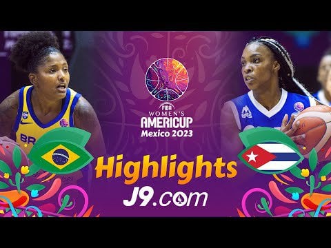 Brazil 🇧🇷 v Cuba 🇨🇺 | Group Phase | J9 Highlights | #FIBAAmeriCupW