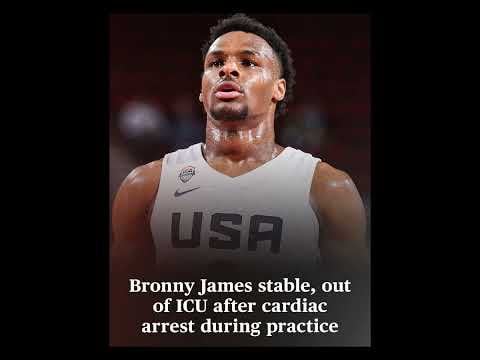 Bronny James Cardiac Arrest At USC Practice #bronnyjames #nba #usc #PrayersUp
