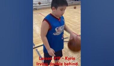 Kyrie Irving double behind the back move