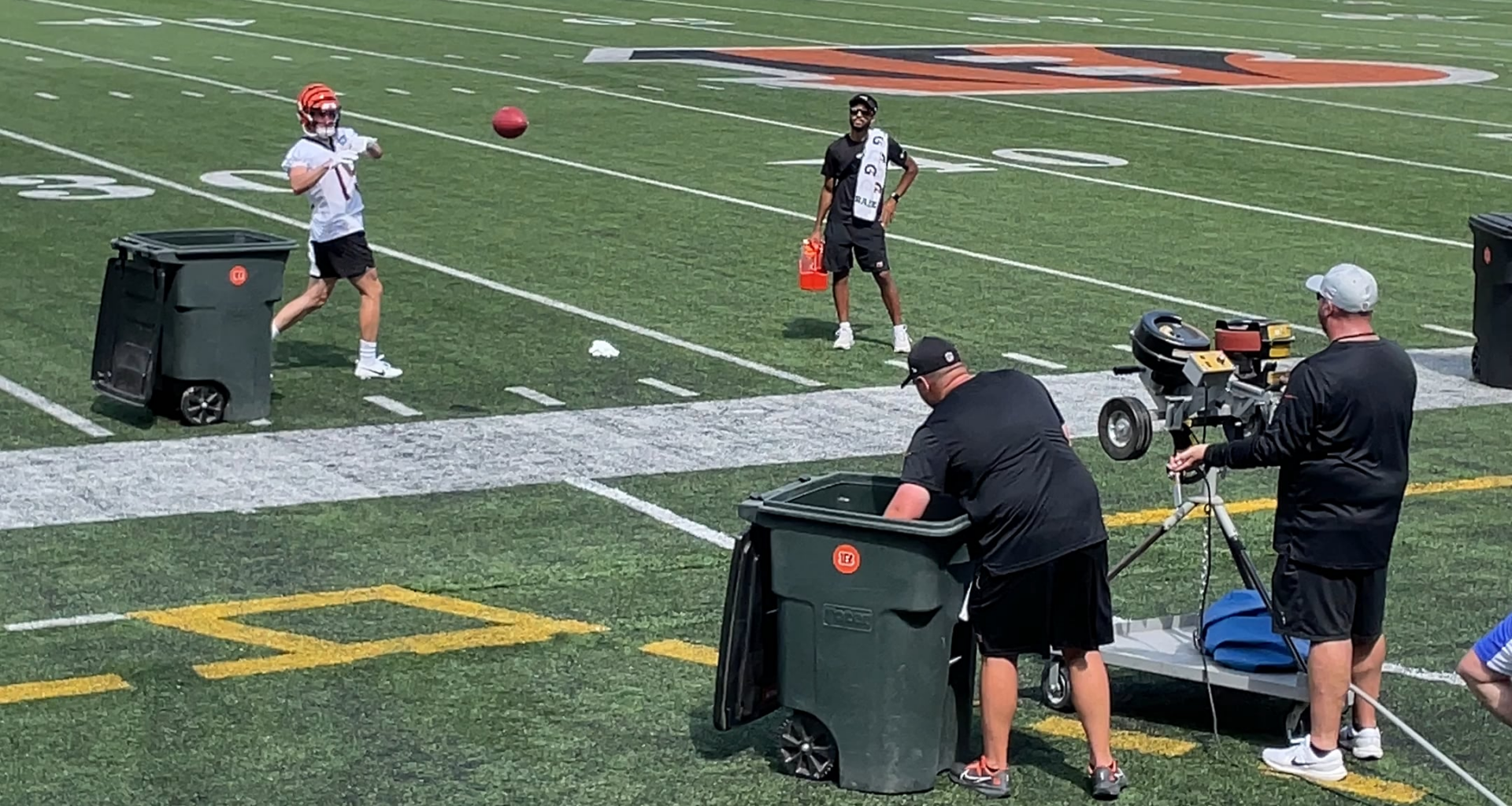 Charlie Jones had a hell of a practice! Stayed late too!