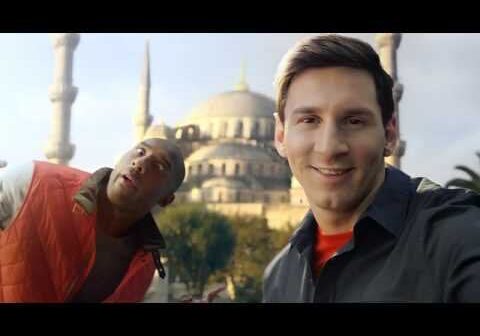 Fun ads of Kobe competing with Messi