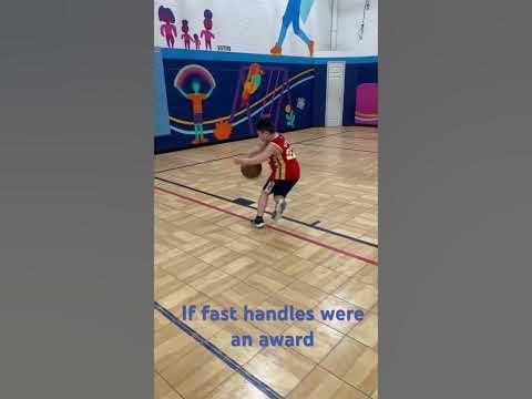 A year ago, he couldn't even dribble or reach the hoop