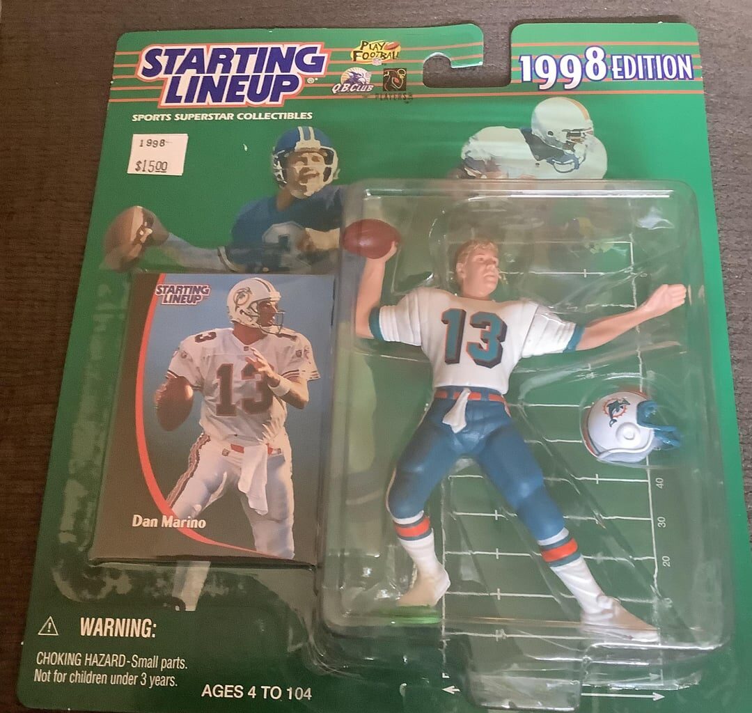 I just got these two magnificent things. I didn’t mean it to be Dan Marino theme
