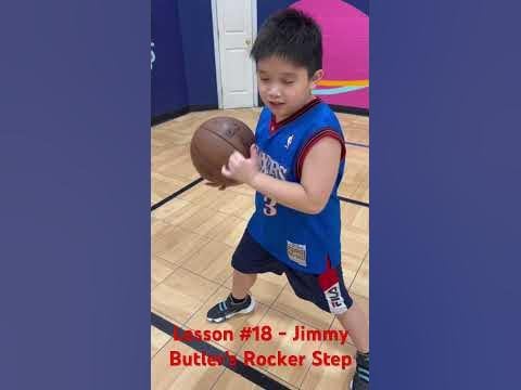 Boy gives basketball lessons, this one on Jimmy Butler’s Rocker Step, aka Shimmy Jab
