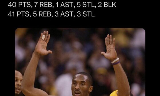 Kobe Bryant’s 9-game streak of 40+ point games in 2003 was special: