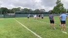 MLFootball on Twitter: REALLY COOL: #NFL legend, Eli Manning and New York #Giants star quarterback Daniel Jones playing and teaching some football to some local kids at Westhampton Beach