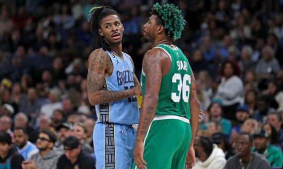 Marcus Smart dishes on relationship with Ja Morant at Grizzlies presser