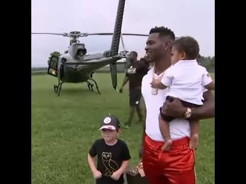 On this day in 2018, this mother fucker flew to training camp in a whirly bird.