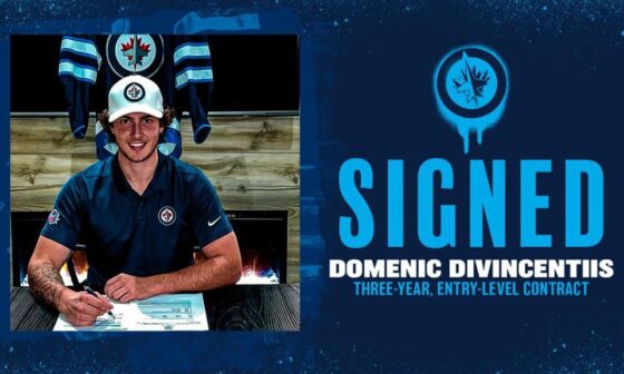 Jets sign Domenic DiVincentiis to a three-year, entry-level contract