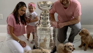 Phil Kessel spends his day with the Stanley Cup in Toronto