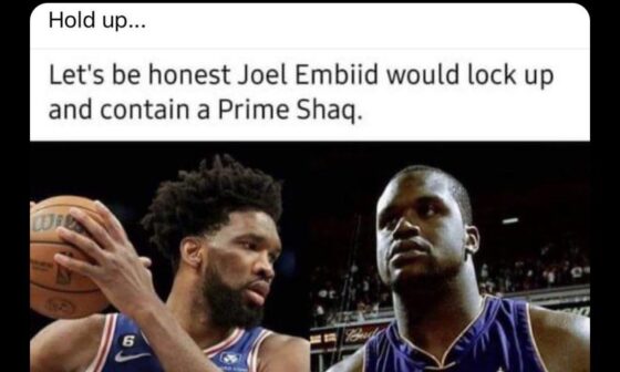 I doubt it ..prime was shaq a beast thoughts?