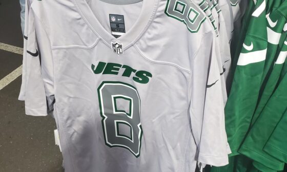 This jersey is on sale at the Jets practice any one have any clues about it?