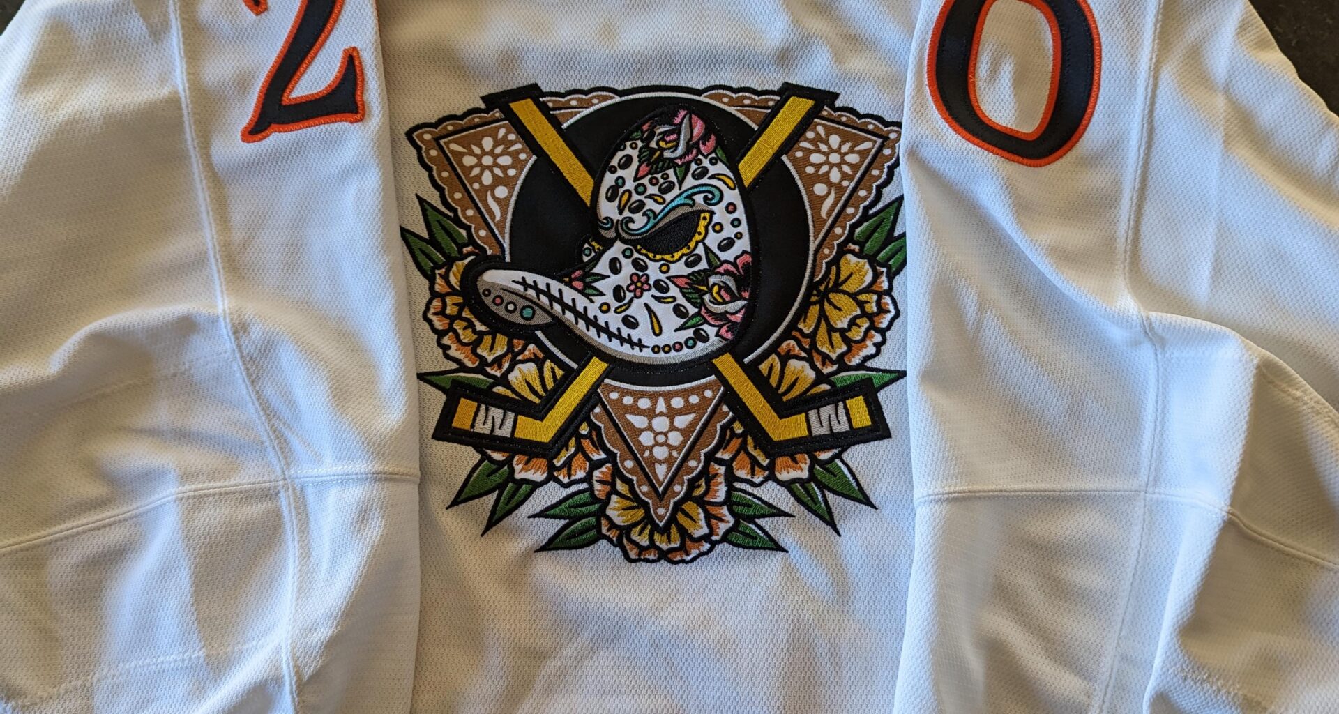 My Dia de Muertos Ducks Jersey, thought I'd share again since we're posting jerseys!