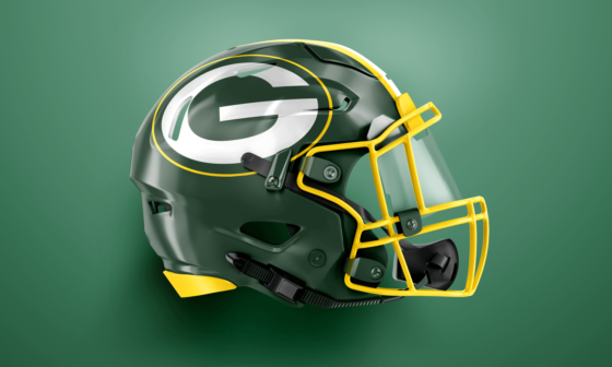 I made a green Green Bay helmet. I know the Packers' uni is extremely iconic but I like this. Now that the NFL has lost the stupid one shell rule, perhaps as an alternate? Opinions more than welcome. Thanks.