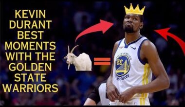 KEVIN DURANT BEST MOMENTS ON THE GOLDEN STATE WARRIORS!