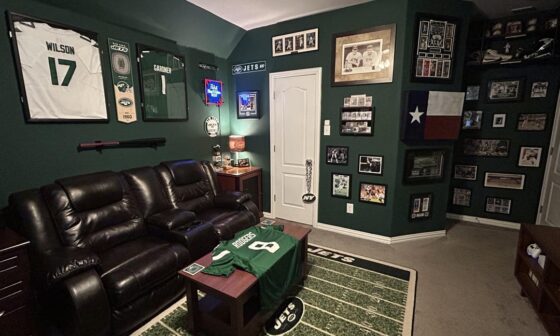 The Jet Cave is beyond ready for football!