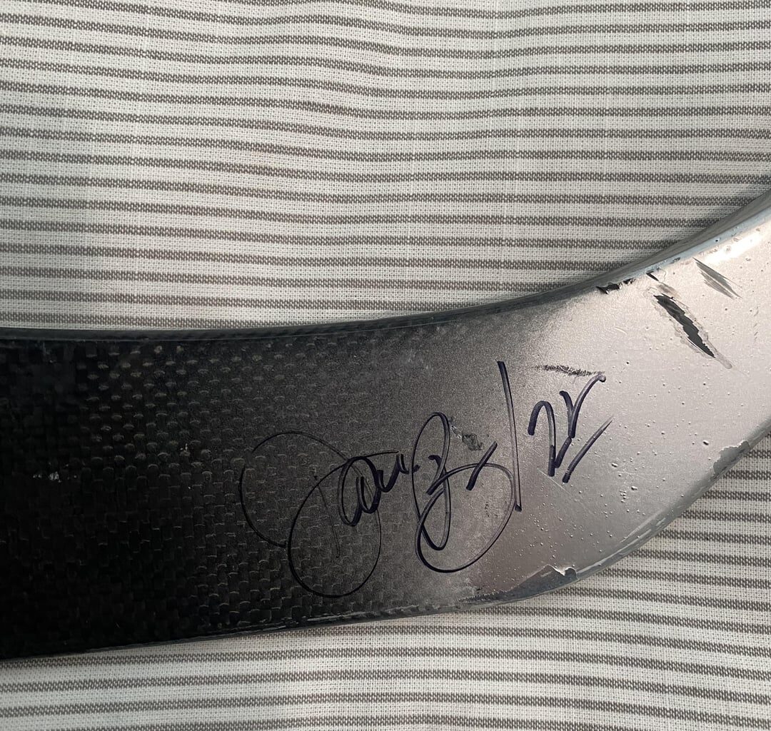 Dan Boyle signed stick