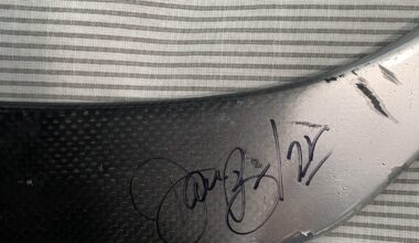 Dan Boyle signed stick