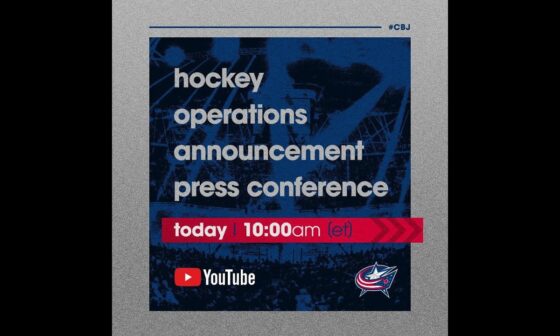 Columbus Blue Jackets Press Conference - Special Announcement