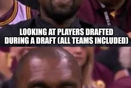 How it feels looking back at any draft