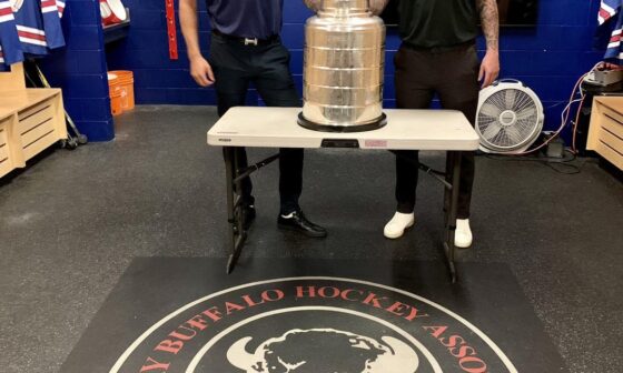 LT and Hill bring the Cup to their childhood arena in Calgary
