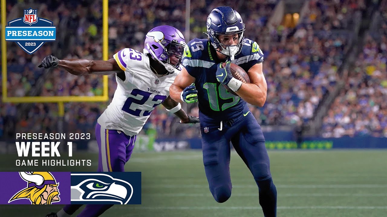 Minnesota Vikings vs. Seattle Seahawks Highlights | 2023 Preseason Preseason Week 1