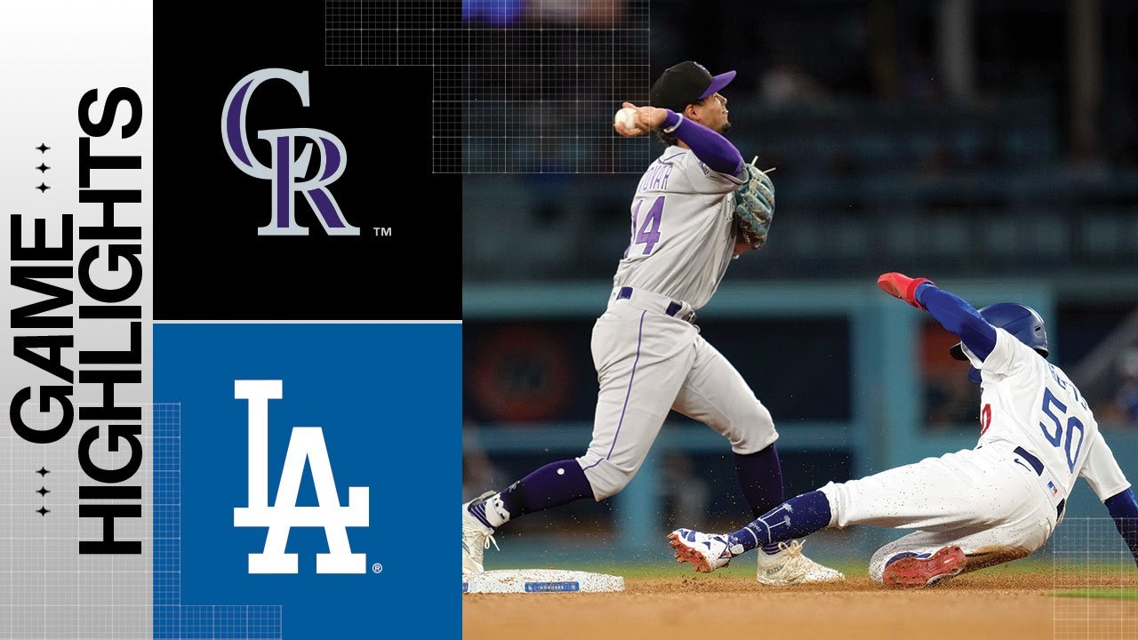 Rockies vs. Dodgers Game Highlights (8/10/23) | MLB Highlights
