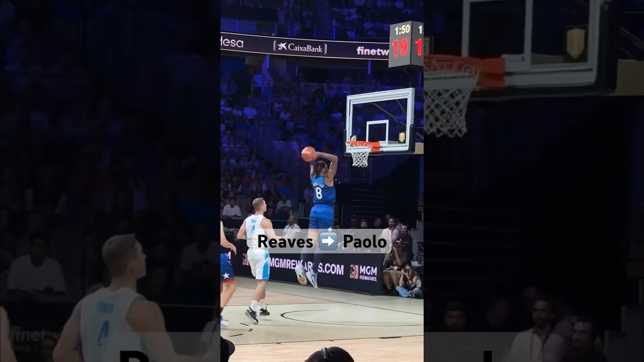 Austin Reaves to Paolo Banchero For the SLAM! #USABMNT vs Slovenia 🇺🇸| #Shorts