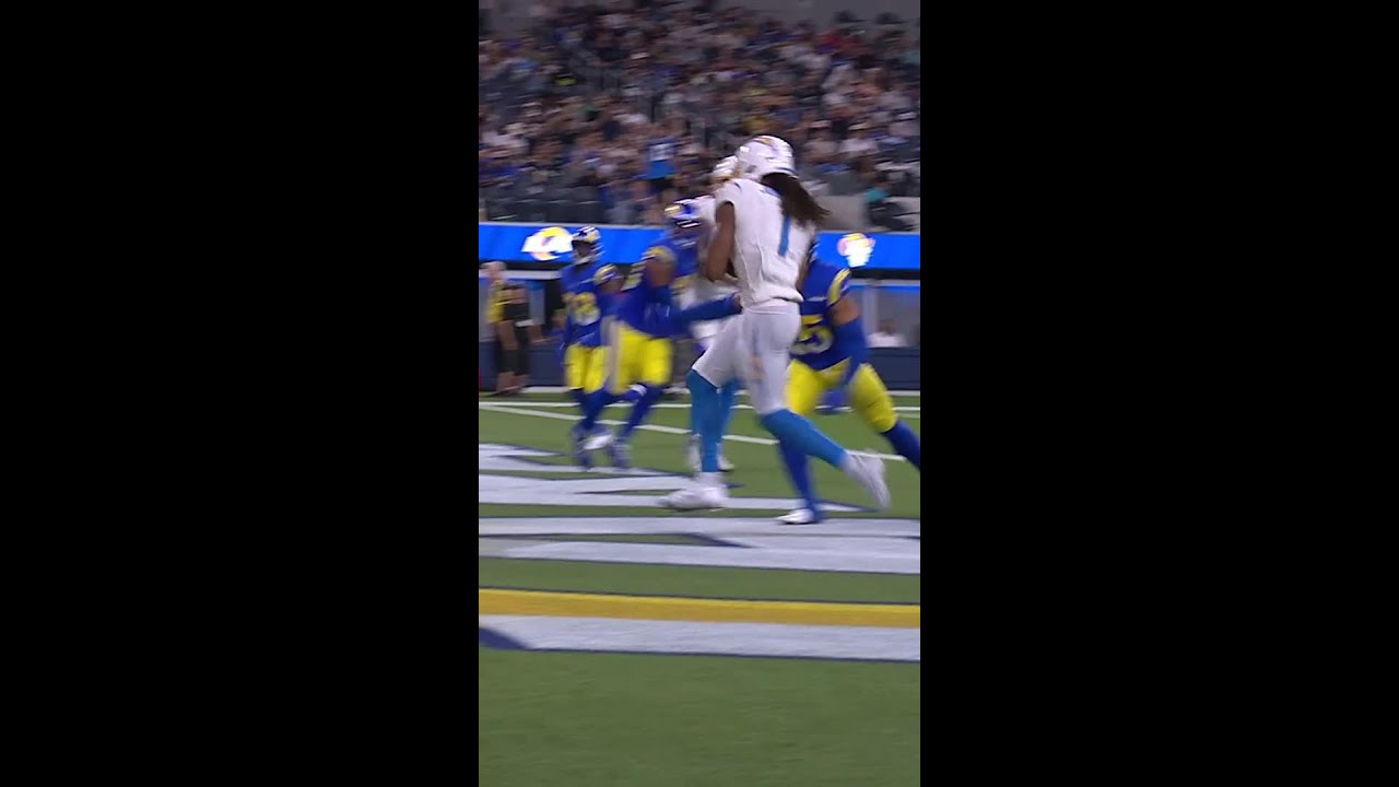 Quentin Johnston makes the Chargers Receiving core scary #shorts