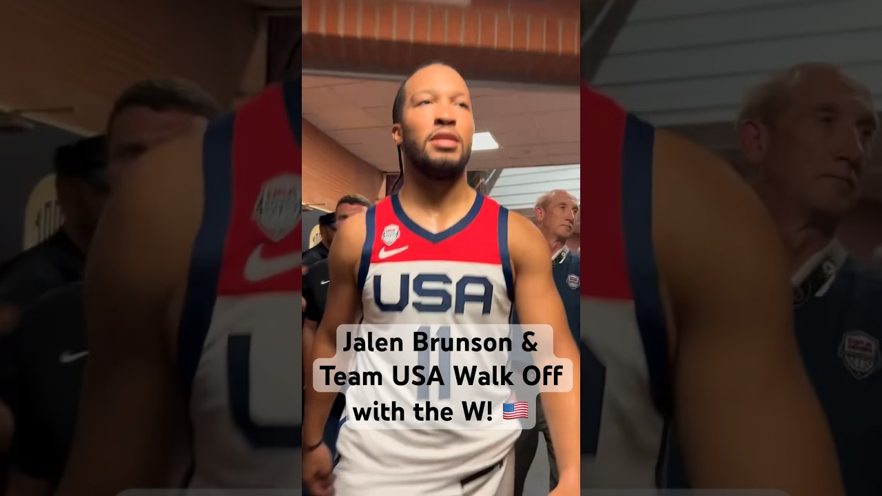 Jalen Brunson Leads #USABMNT to Victory vs Spain! 😤🔥| #Shorts