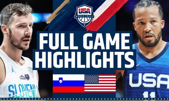SLOVENIA vs USA SHOWCASE | FULL GAME HIGHLIGHTS | August 12, 2023
