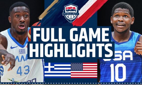 GREECE vs USA SHOWCASE | FULL GAME HIGHLIGHTS | August 18, 2023