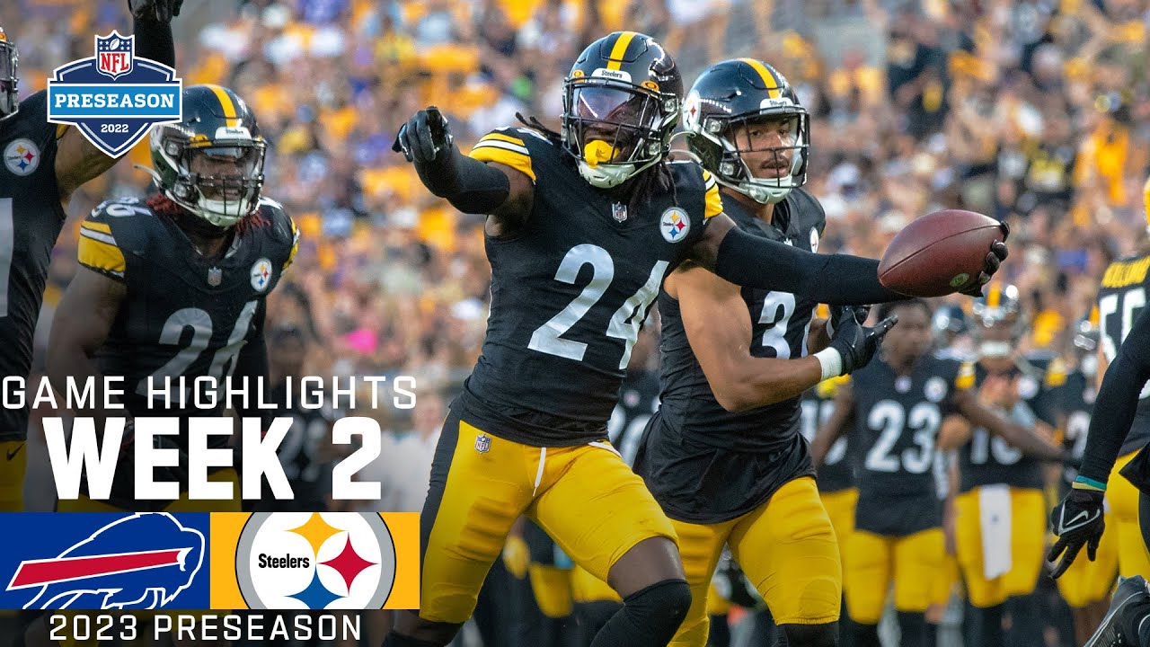 Buffalo Bills vs. Pittsburgh Steelers  | 2023 Preseason Week 2 Game Highlights