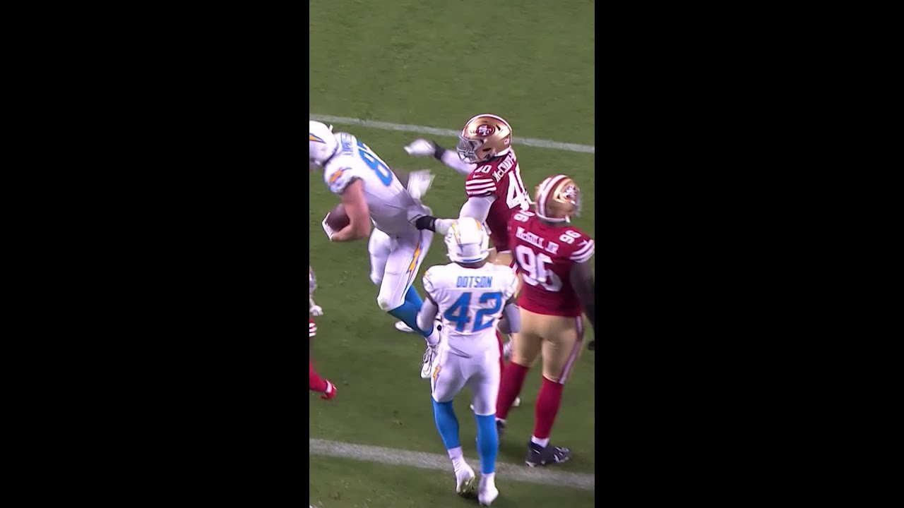 Max Duggan with a 3-yard touchdown pass to Hunter Kampmoyer vs. San Francisco 49ers