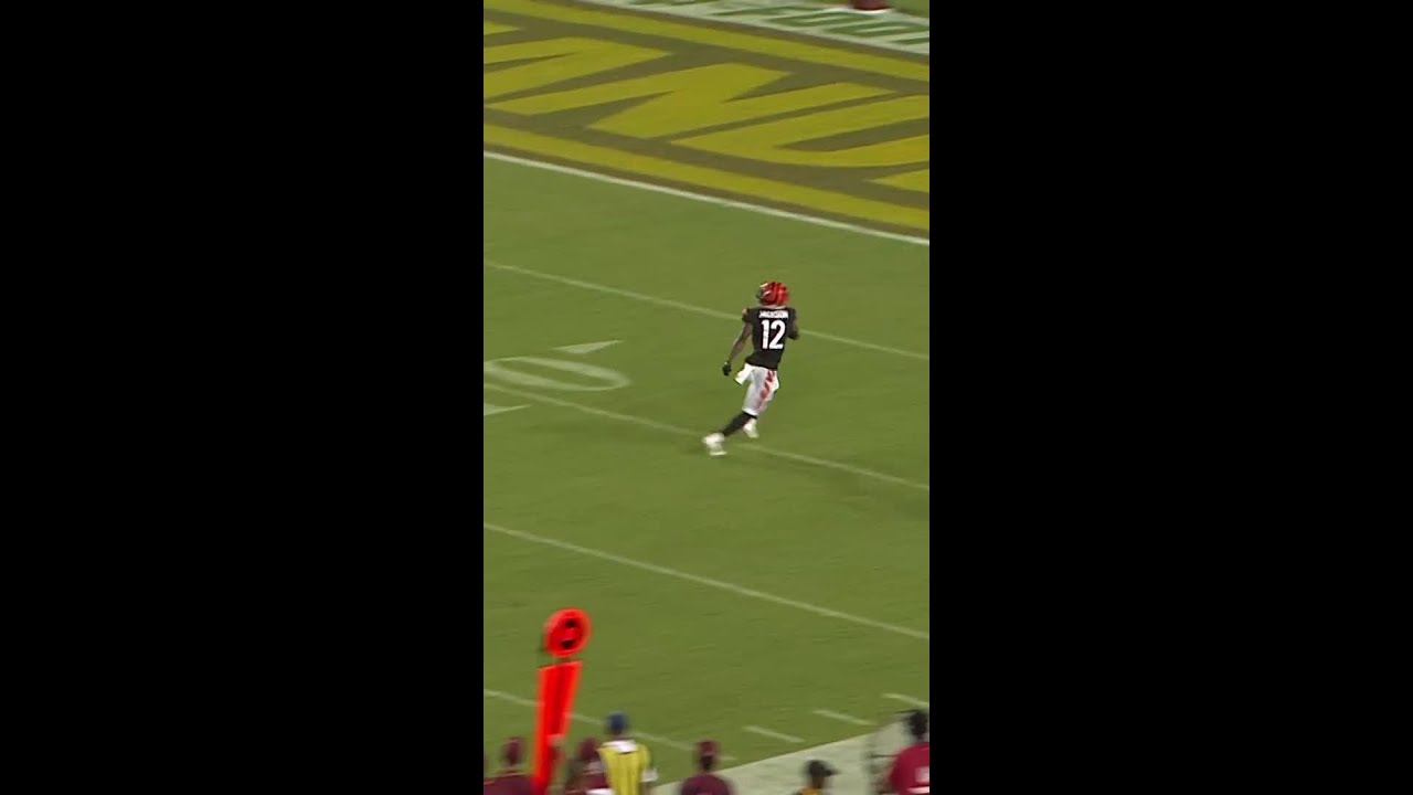 Reid Sinnett with a 34-yard touchdown pass to Shedrick Jackson vs. Washington Commanders