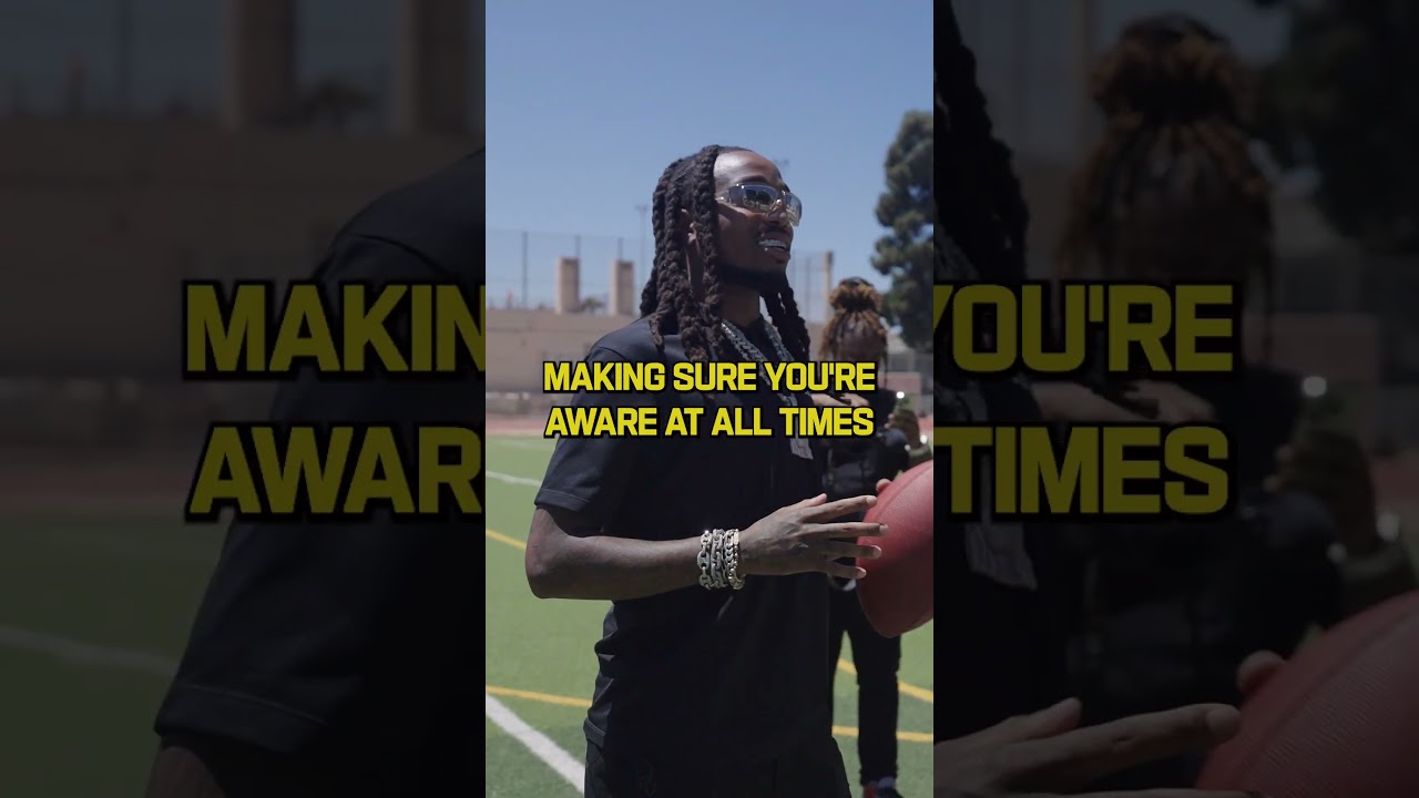 Build the perfect QB with Quavo at the NFL Flag shoot!