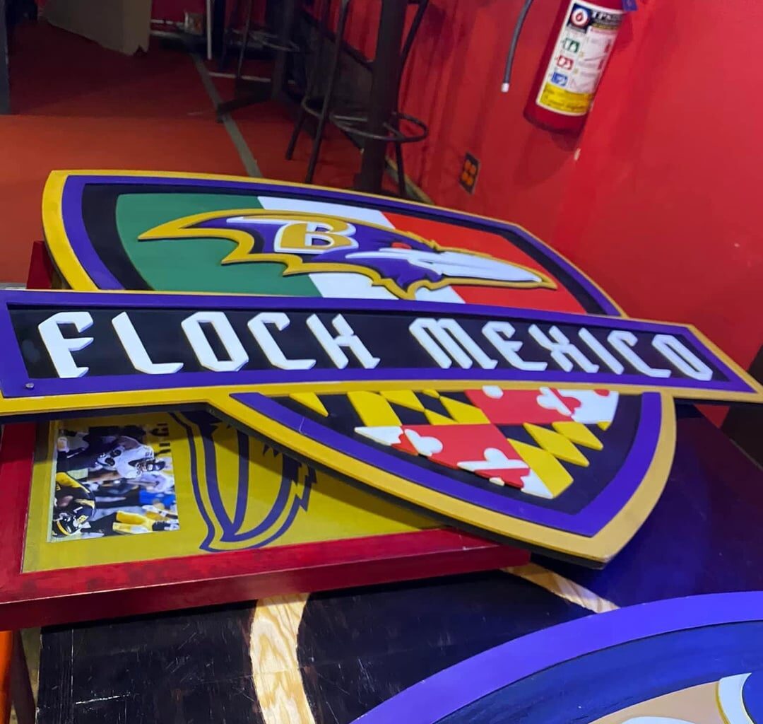 Found a Ravens bar while vacationing in Mexico