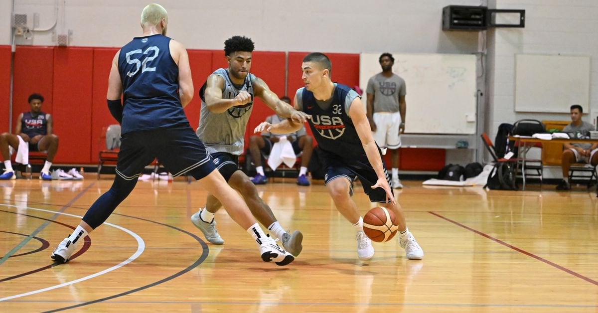 Payton Pritchard showing out with the Select Team in scrimmages against Team USA