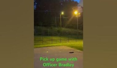 Someone special joined us for a pick up game yesterday