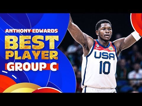 Anthony Edwards 🇺🇸 | Best Player Group C | FIBA Basketball World Cup 2023