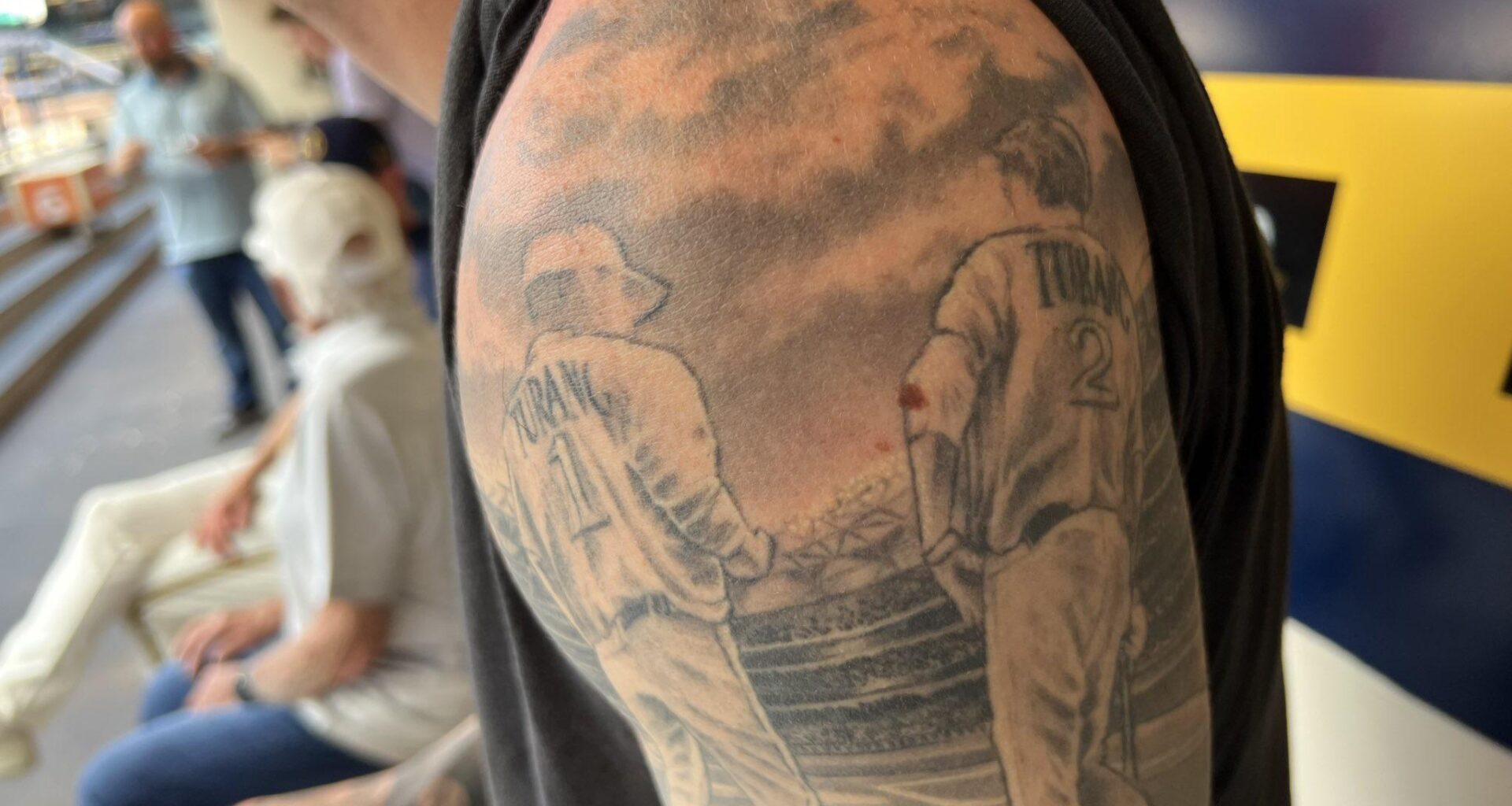 Brice Turang changed from No. 0 to No. 2 and had a career night in the Brewers’ romp over the Pirates. Here’s the story behind the change, and the tattoo that shows it’s been a long time coming: