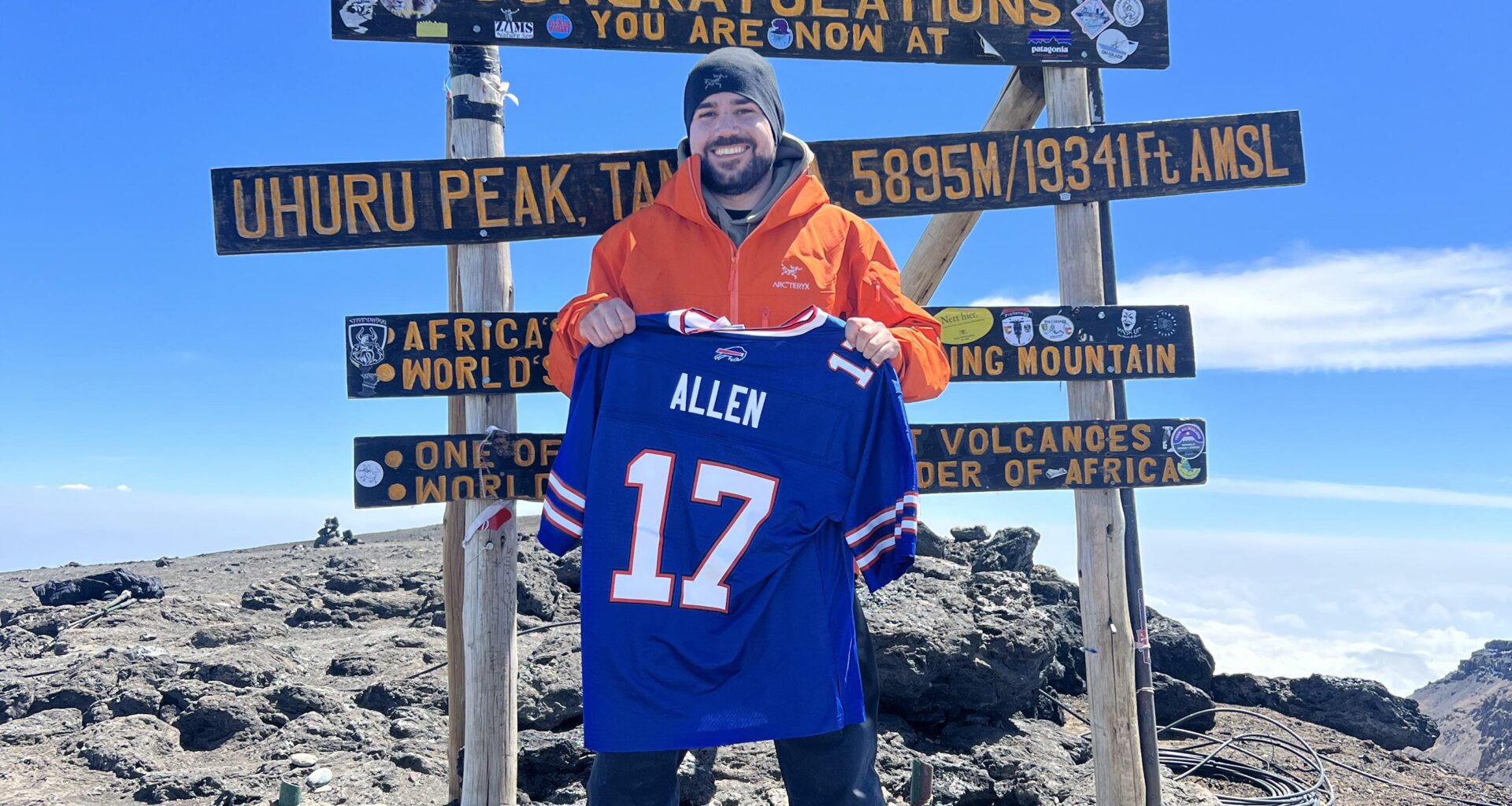 Rep'ing the Bills on Kilimanjaro
